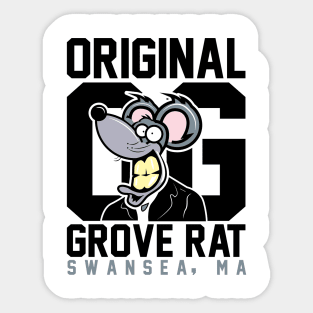 OG Grove Rat Swansea MA Sticker